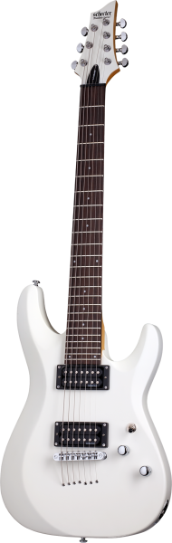 Schecter C-7 Deluxe Satin White