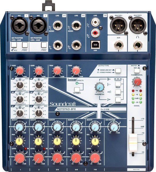 Soundcraft Notepad 8 FX