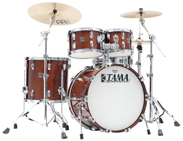 Tama Superstar 50th Anniversary Limited Reissue Set 4 teilig - Super Mahogany